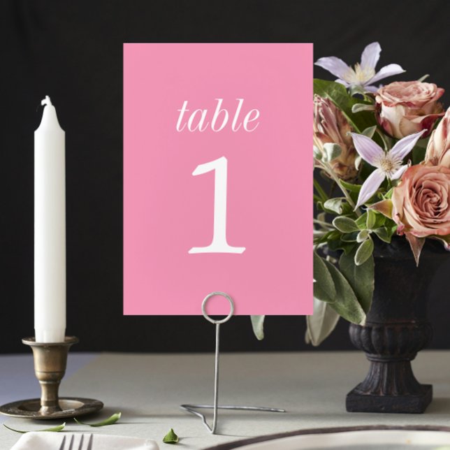 True Simplicity 2 Ballet Wedding Table Number (Creator Uploaded)