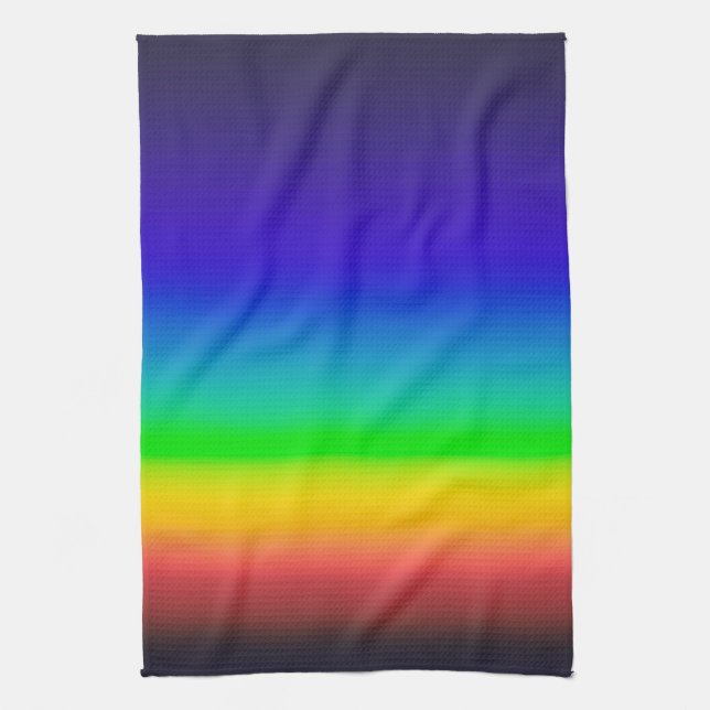 True solar spectrum tea towel (Vertical)
