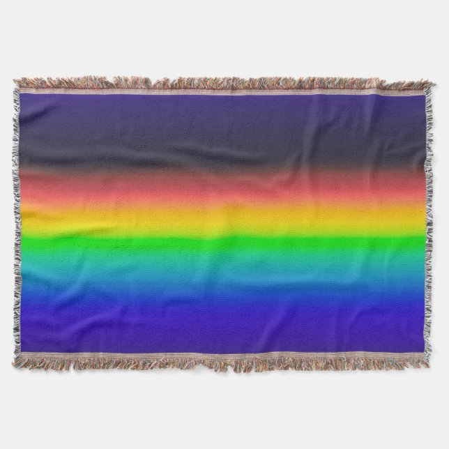 True solar spectrum throw blanket (Front)