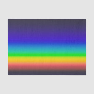 True solar spectrum tissue paper
