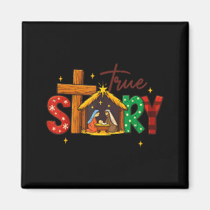 True Story Christian Christmas Family Pajamas Pjs  Magnet