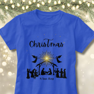 True Story Christian Christmas Nativity Jesus T-Shirt