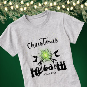 True Story Christian Christmas Nativity Jesus T-Shirt