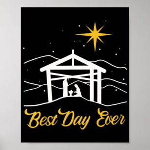 True Story Christmas Jesus Nativity gift, Christia Poster