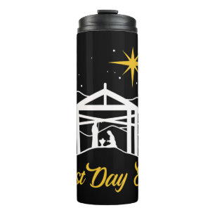 True Story Christmas Jesus Nativity gift, Christia Thermal Tumbler