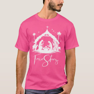 True Story Christmas Nativity Jesus Christian Men T-Shirt