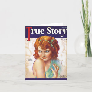 True Story Greeting Card 1932