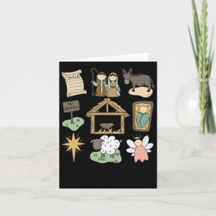 True Story Luke Jesus Nativity Religious Christian Card