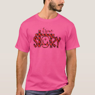 True Story Nativity Christmas Baby Jesus Manger Ca T-Shirt