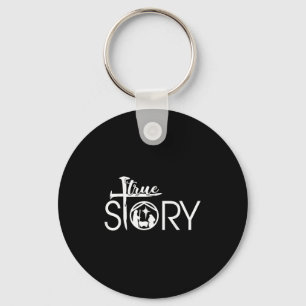 True Story Of Jesus Birth Christmas Nativity Chris Key Ring