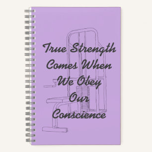 True Strength Light Purple Bullet Journal