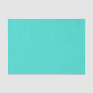 True Turquoise Blue Green Southwestern Solid Colou Tissue Paper