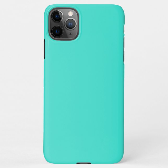 True Turquoise iPhone Case (Back)