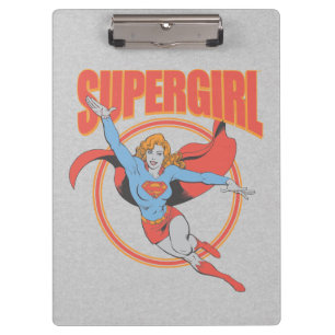 True Vintage Supergirl Flying Graphic Clipboard