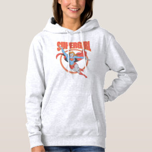 True Vintage Supergirl Flying Graphic Hoodie