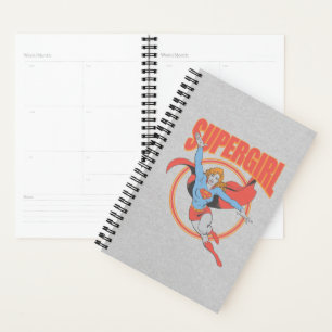 True Vintage Supergirl Flying Graphic Planner