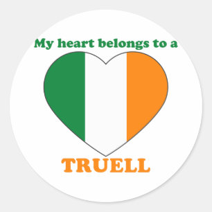 Truell Classic Round Sticker