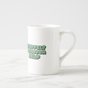 Truffel? Mushroom help Bone China Mug
