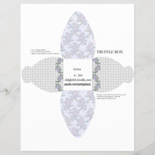 Truffle Box Party Favour box. Birthday or weddings Flyer