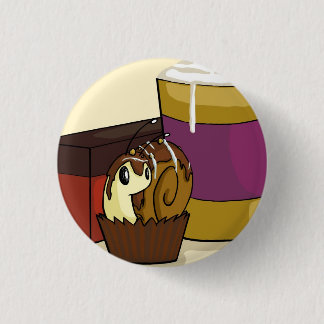 Truffle Snail 3 Cm Round Badge