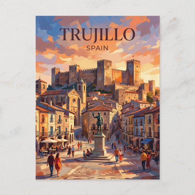 Trujillo Spain Postcard (Front)