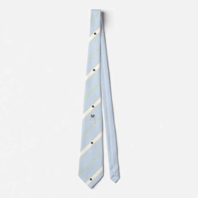 Trujillo stripes flag tie (Front)