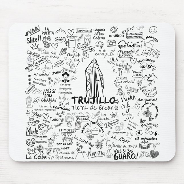 Trujillo Venezuela Tierra de Encanto - Pure Ve Mouse Mat (Front)