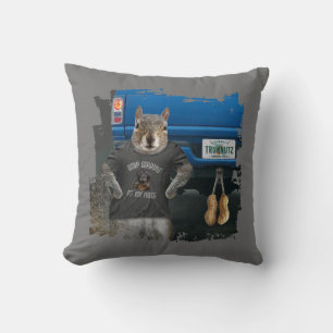 Truk Nutz - funny squirrel truck nuts Cushion