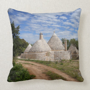 Trulli houses in Puglia/Apulia Cushion