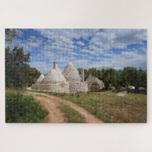 Trulli houses in Puglia/Apulia Jigsaw Puzzle