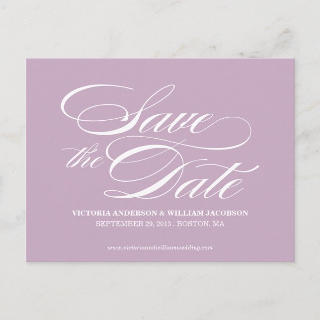 TRULY ELEGANT | SAVE THE DATE ANNOUNCEMENT (Front)