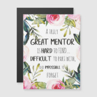 Truly Great mentor Gift Mentor Appreciation Quote