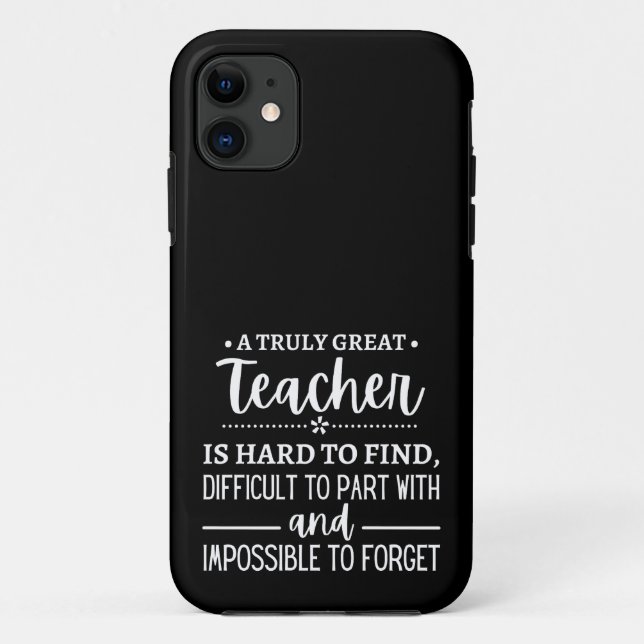 Truly Great Teacher Case-Mate iPhone Case (Back)