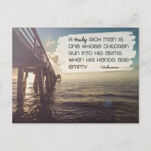 Truly Rich Man Postcard