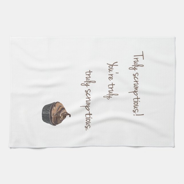 Truly Scrumptious DishTowel Tea Towel (Horizontal)