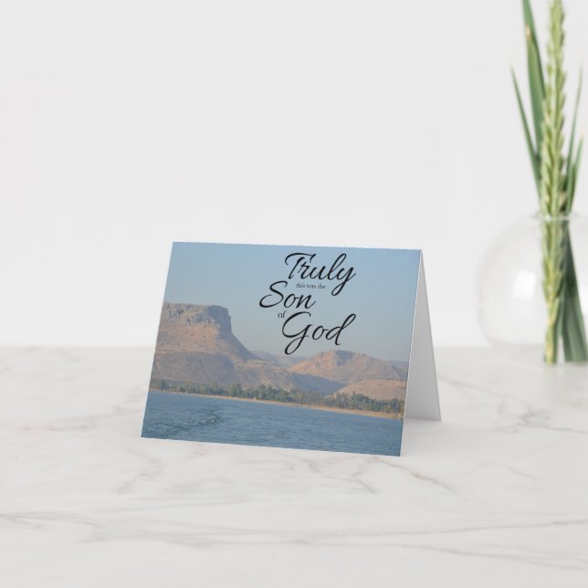 Truly the Son of God Folded Notecard (Front)