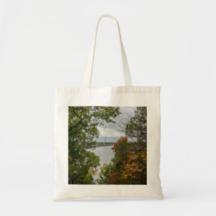 Truman Dam Autumn Framed Tote Bag