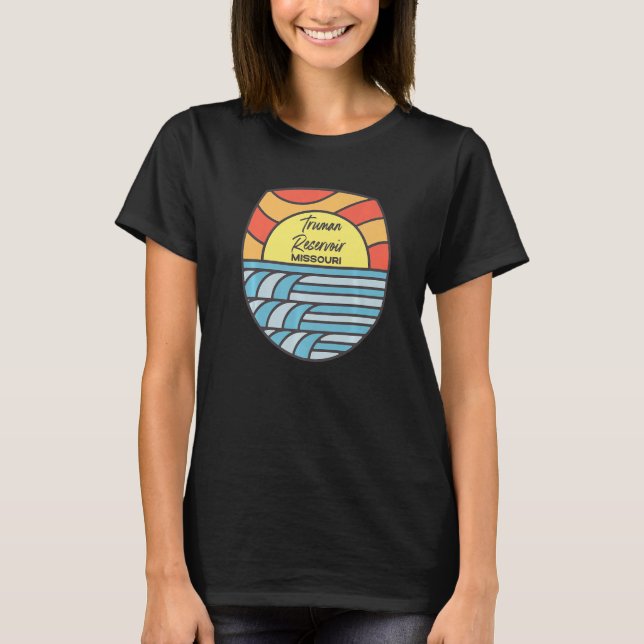 Truman Reservoir Missouri Mo Sunset Vacation Souve T-Shirt (Front)