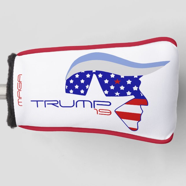 Trump19 Maga Golf Head Cover (Front)