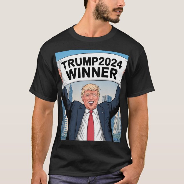Trump2024 Winners T-Shirt (Front)