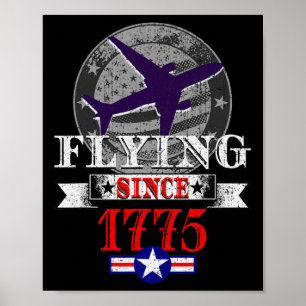 Trump 1775 Airport Takeover Revolutionary War Sarc Poster