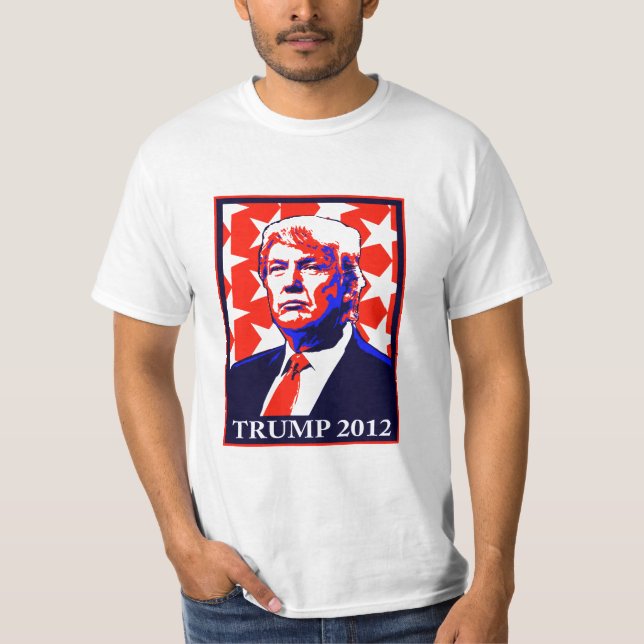 Trump 2012 - Stars (Front Print Only) T-Shirt (Front)