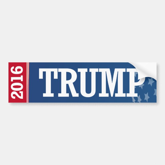 TRUMP 2016 BUMPER STICKER (Front)