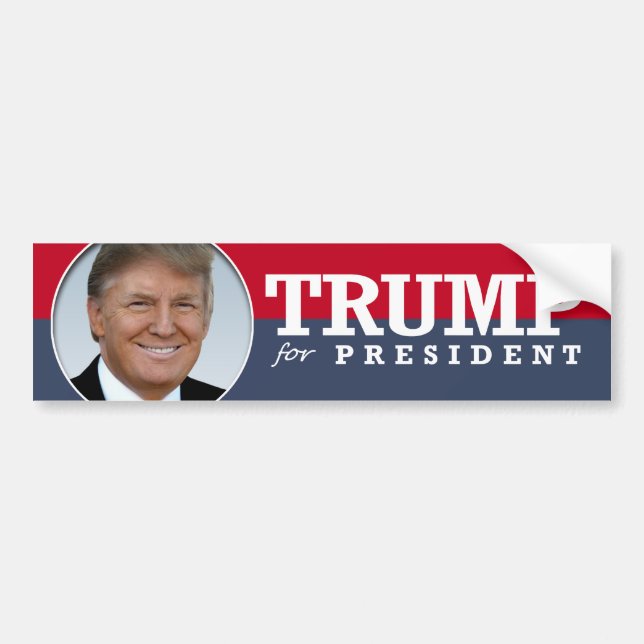 Trump 2016 bumper sticker (Front)