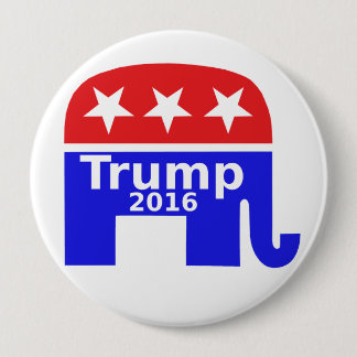 Trump 2016 campaign gop 10 cm round badge