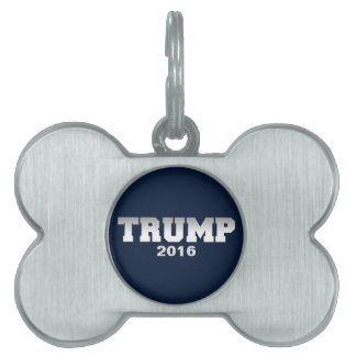 Trump 2016 pet tag