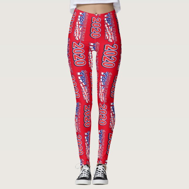 Trump 2020 4 More Years Leggings (Front)