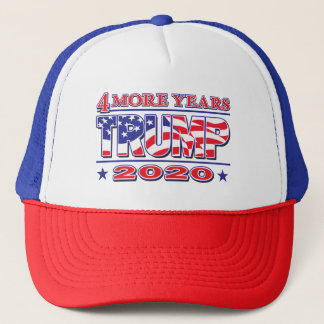 Trump 2020 4 More Years Trucker Hat