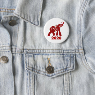 Trump 2020 6 cm round badge