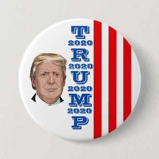 TRUMP 2020 7.5 CM ROUND BADGE